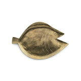Gold brass serving tray