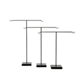 Black metal keychain holder stand