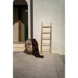 Natural wood ladder