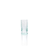 Blue-green recycled glass shot glass