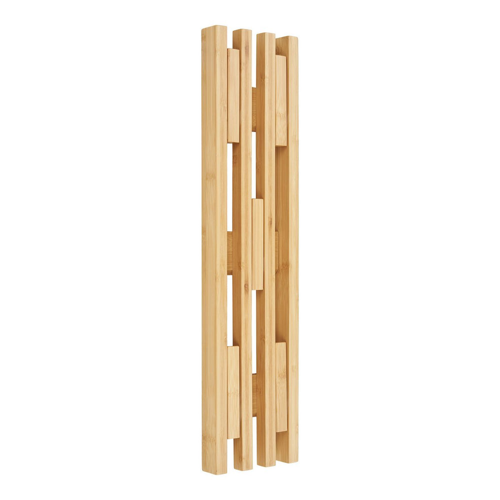 Natural bamboo coat rack