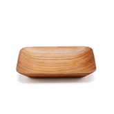 Rectangular teak wood side dish