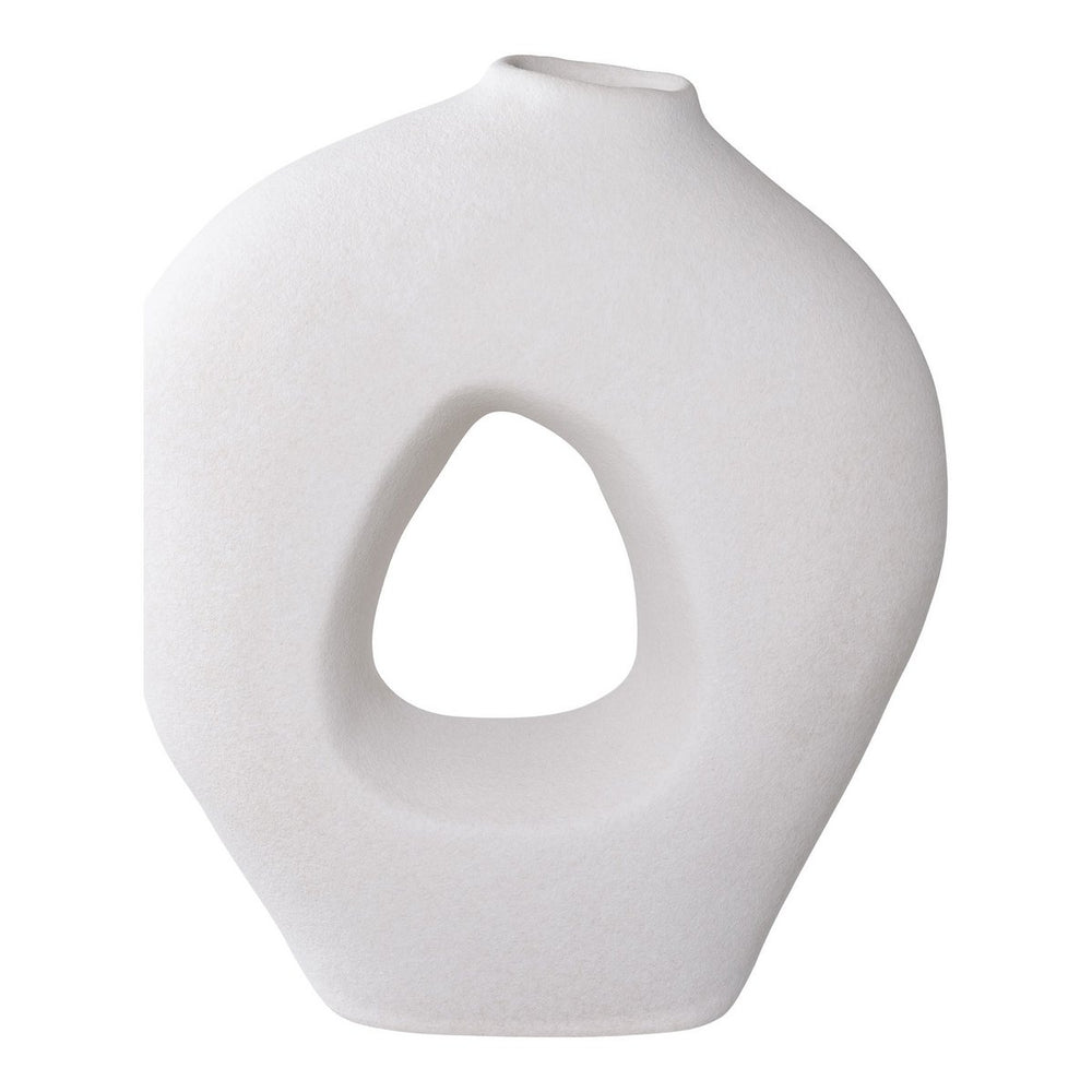 White ceramic vase
