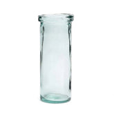 Blue recycled glass vase
