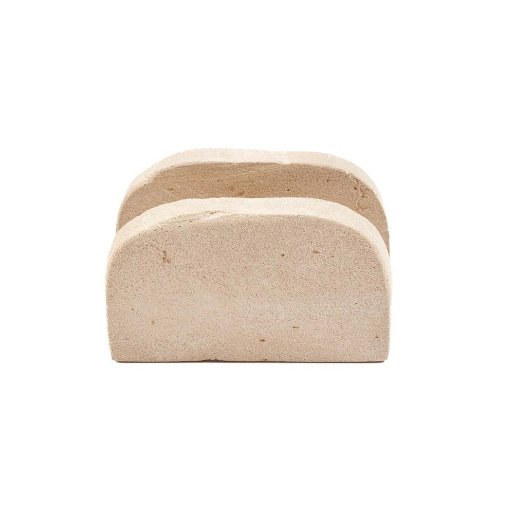 Natural sandstone tissue holder