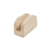 Natural sandstone tissue holder