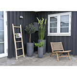 Natural teak wood decorative ladder