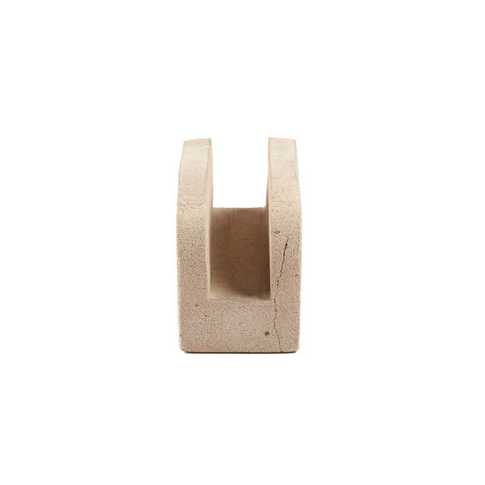 Natural sandstone tissue holder