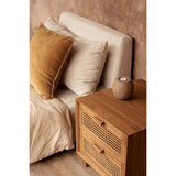 Brown terracotta candle holder