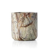 Green marble planter