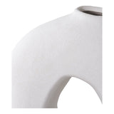 White ceramic vase