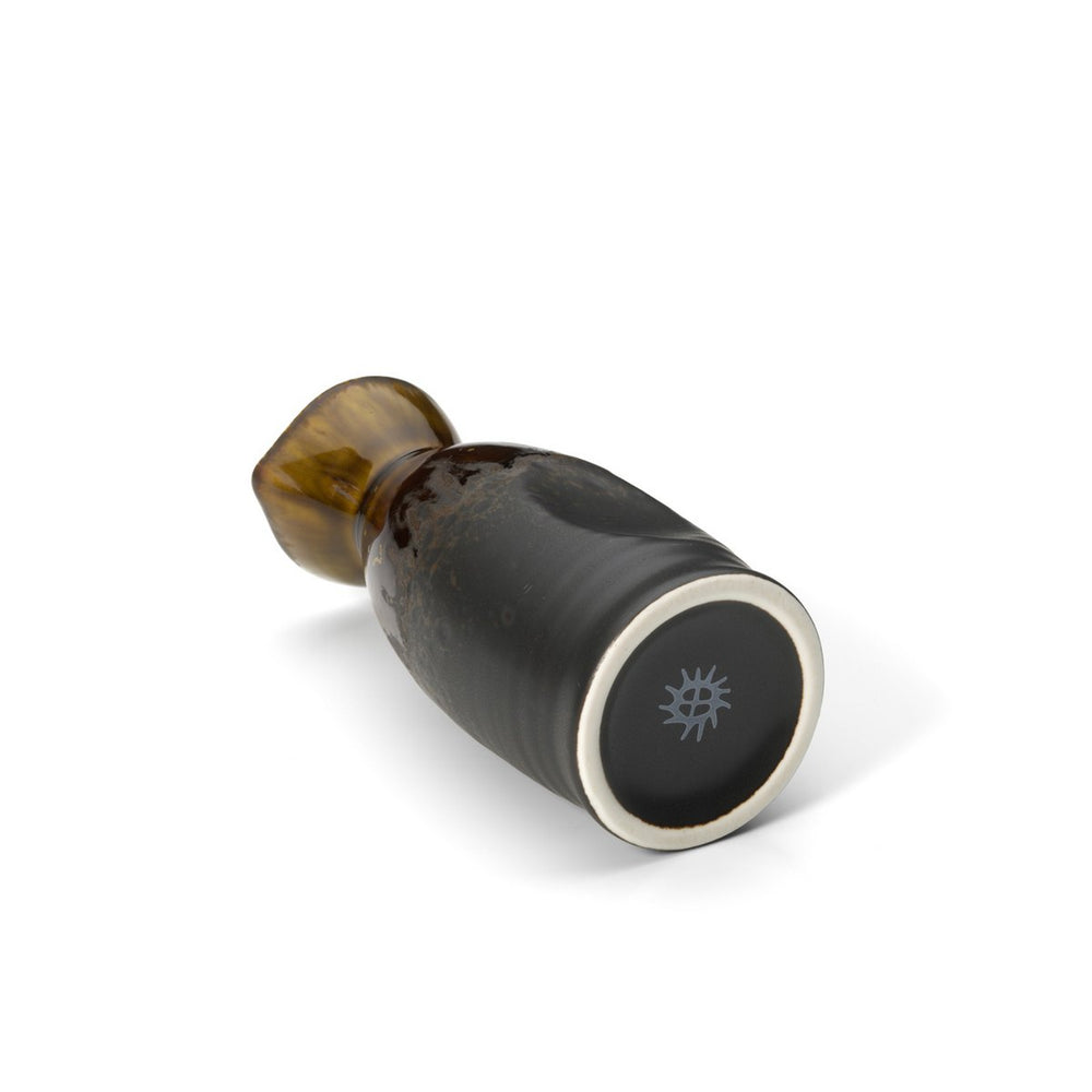 Brown ceramic saké pourer