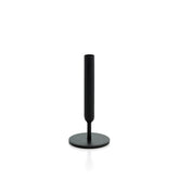 Black brass vase with matte finish