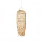 Natural rattan squid pendant lamp