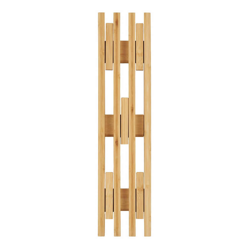Natural bamboo coat rack
