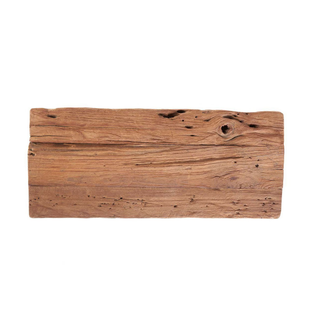 Natural wooden rustic stool