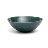 Blue stoneware serving bowl