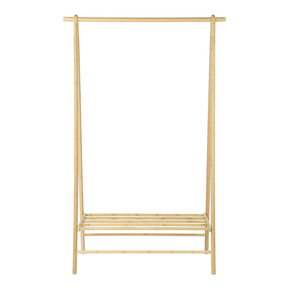 Natural bamboo clothes rack