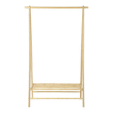 Natural bamboo clothes rack