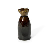 Brown ceramic saké pourer