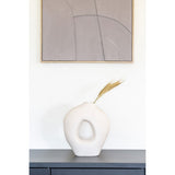 White ceramic vase