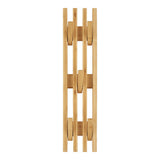 Natural bamboo coat rack
