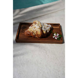 Natural wood serving tray