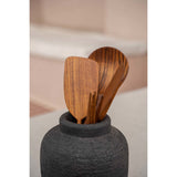 Black terracotta vase